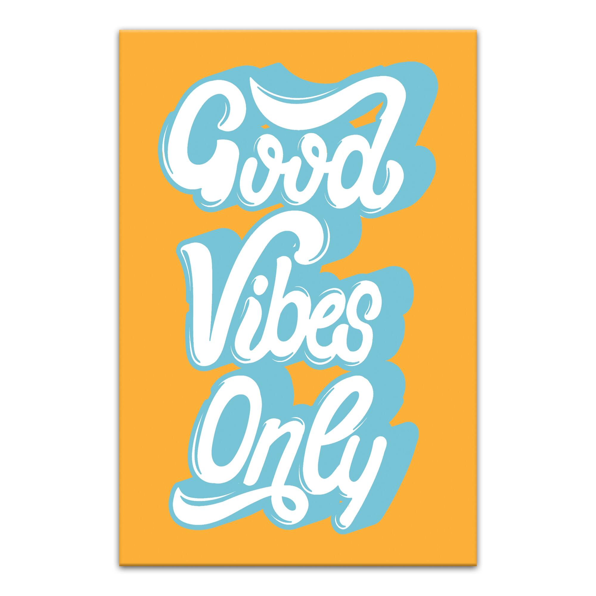 Good Vibes Only Canvas Wall Art